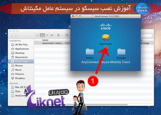راهنمای نصب و استفاده از سیسکو در مک