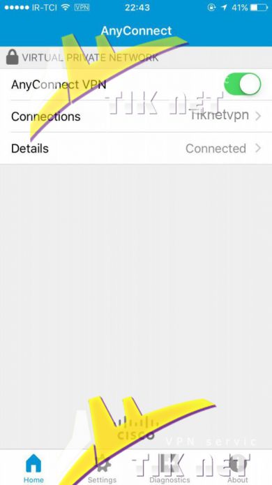 آموزش نصب cisco anyconnect برای آیفون