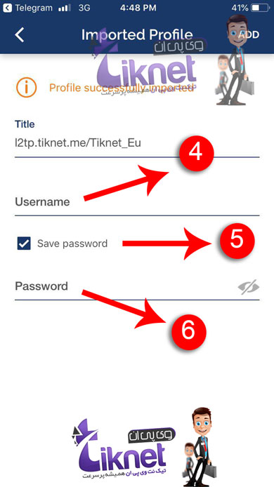 نحوه استفاده از openvpn در iphone